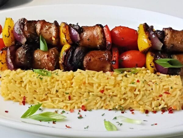 Kabobs with Rice 2
